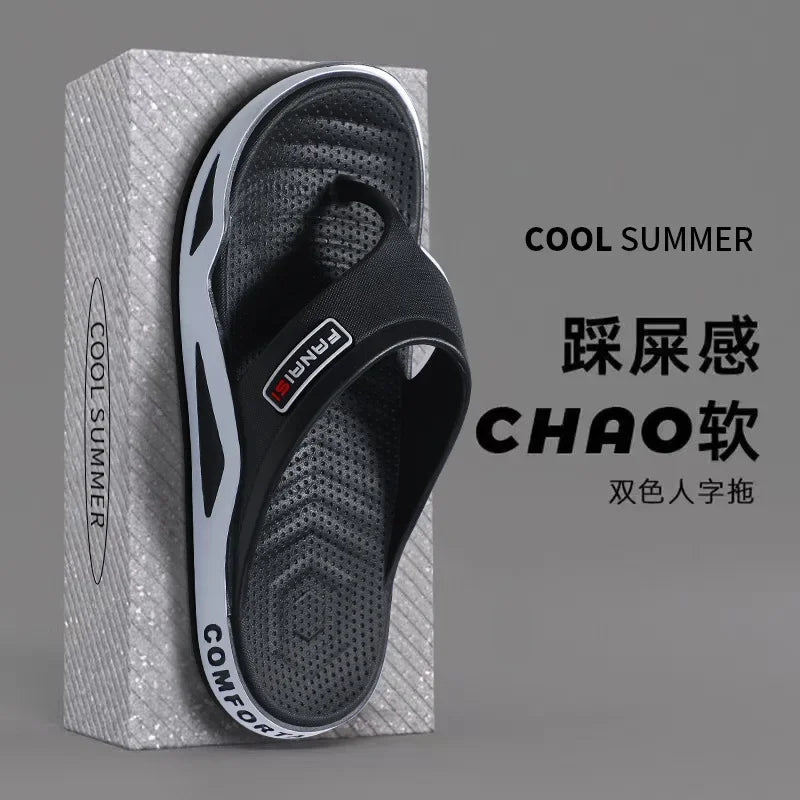 New 2026 Flip Flops For Man Flip-Flops Sports Beach Sandals Men Casual Fashion & Trend Comfortable Shoes House Home Outdoor