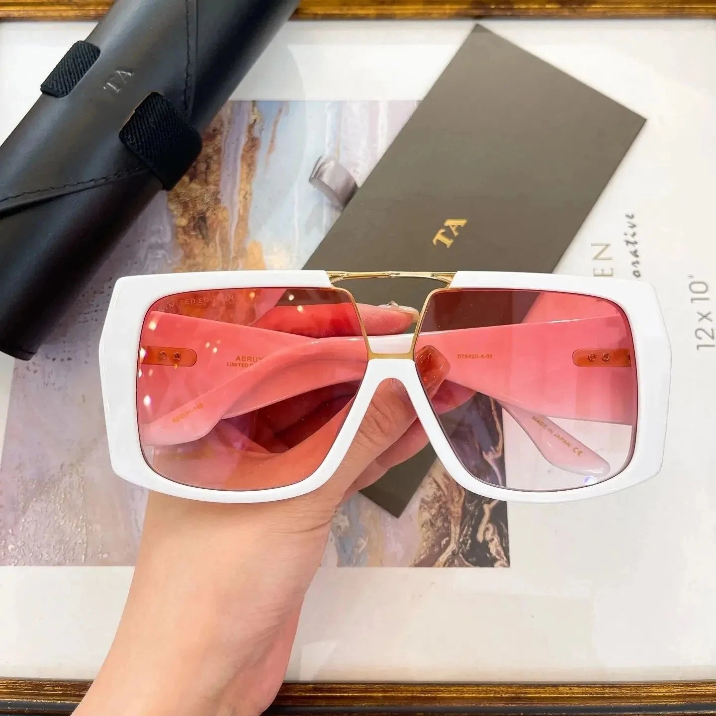 Original Factory For DIYTA DT ABRUX DTS420-A With Brand Box Popular LIMITED EDITION Leisure Retro Casual Men Women Sunglasses