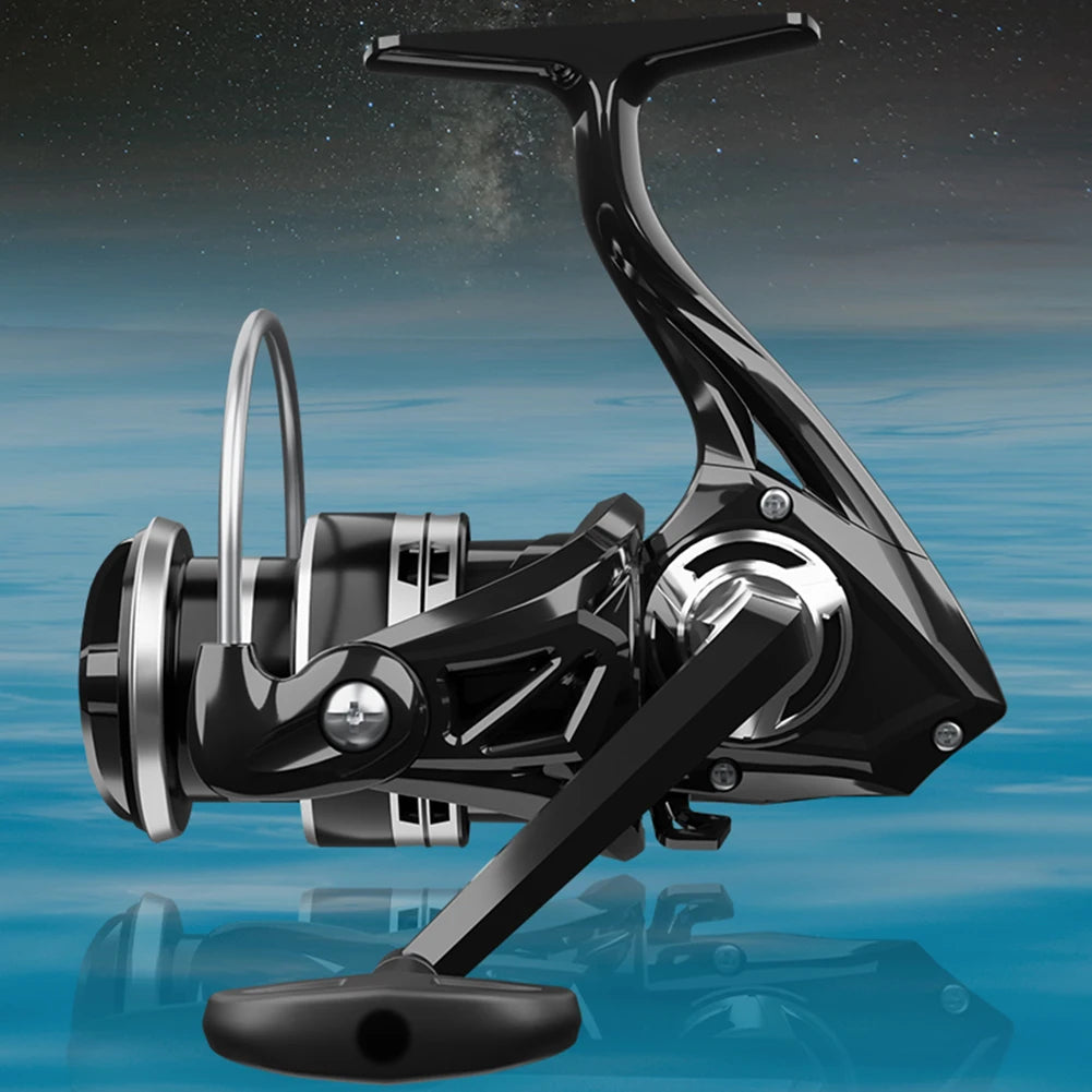Spinning Reel Full Metal Body All Purpose Fishing Spinning Reel 12kg Max Drag for Saltwater and Freshwater Fishing