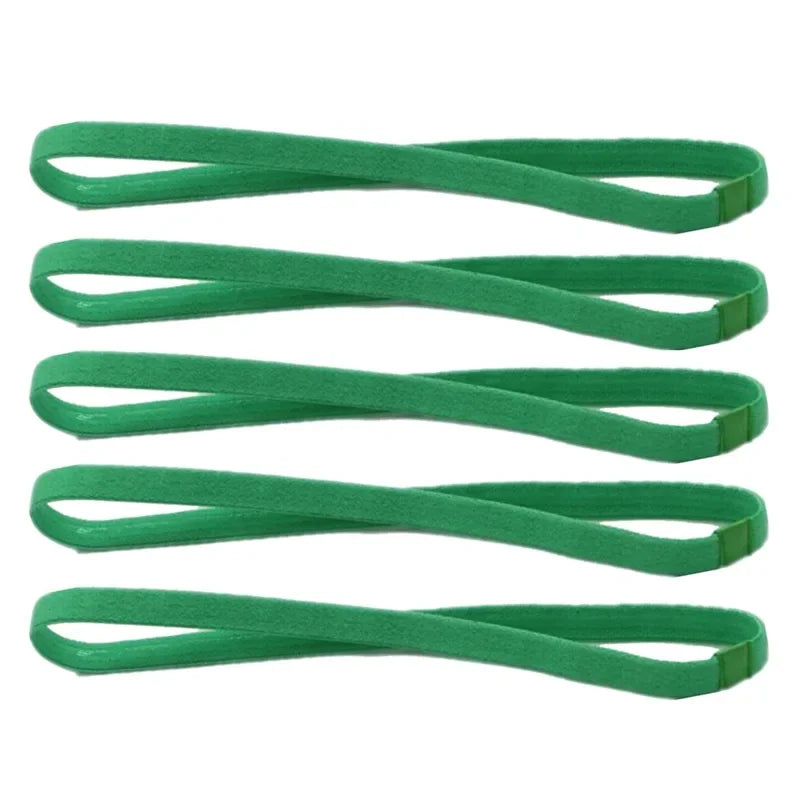 5Pcs Candy Color Women Men Yoga Hair Bands Sports Headband Girls Sport Anti-slip Elastic Rubber Sweatband Football Running