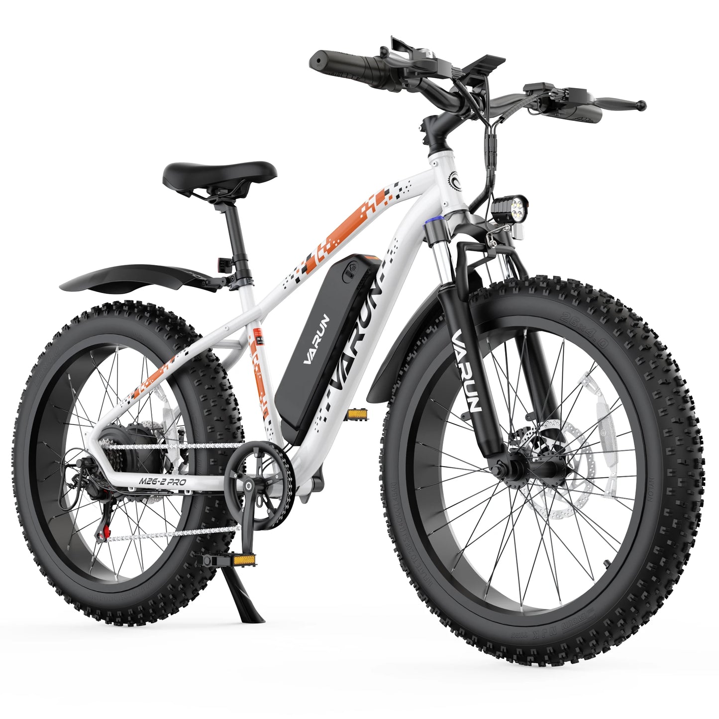 【1 Year Warranty】Varun M26-2 PRO Adult Electric Bike, 750W Peak Power, 48V 13Ah Battery, 26"x4 Fat Tire, 25MPH, E-bike UL 2849
