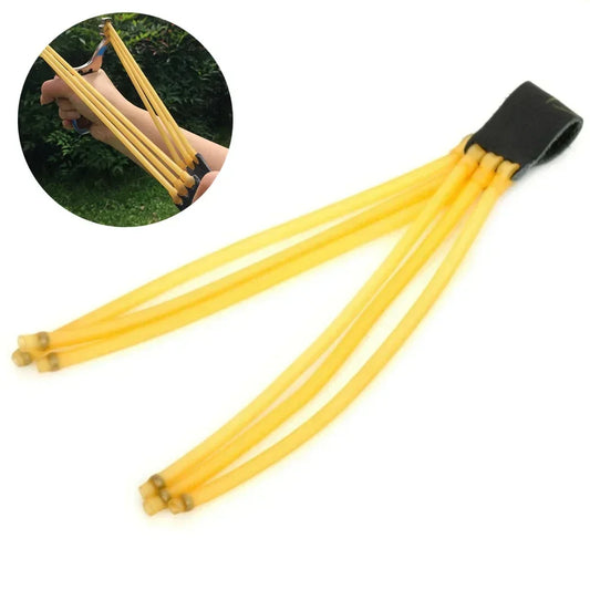2PCS Catapult Replacement Powerful Rubber Band Strip Professional Elasticity Slingshot Rubber Band Outdoor Hunting Accessories