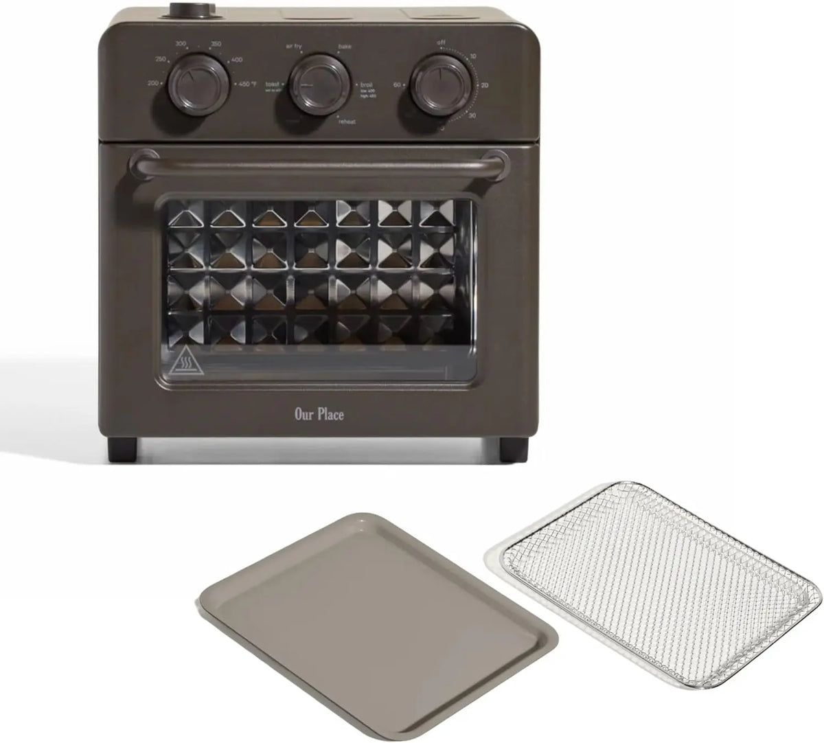 6-in-1 Air Fryer Toaster Oven with Steam Infusion | Non-toxic, PFAS-Free Combo | Char