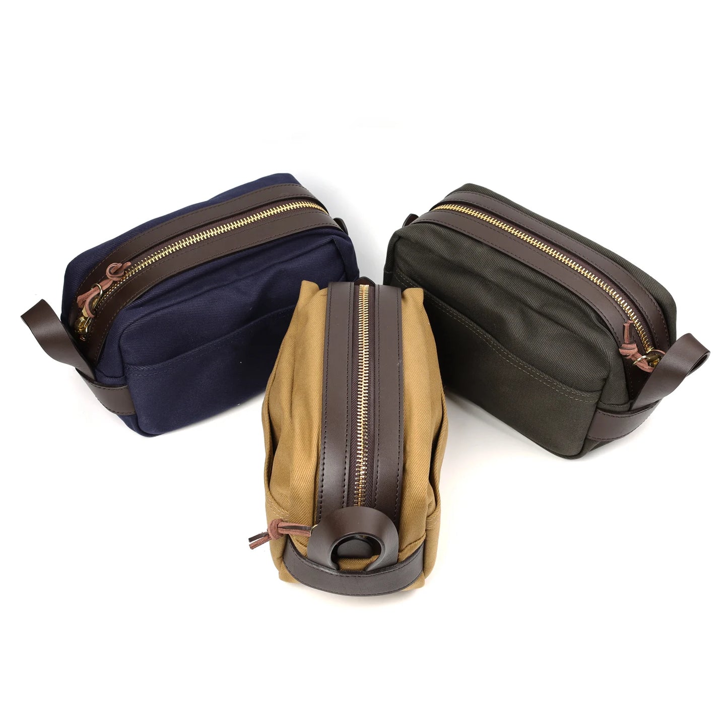 Men hand caught oilwax canvas toiletry bags restoring ancient ways Wrist Wrap Purses On Carry Travel Storage Bag Male Cluthes