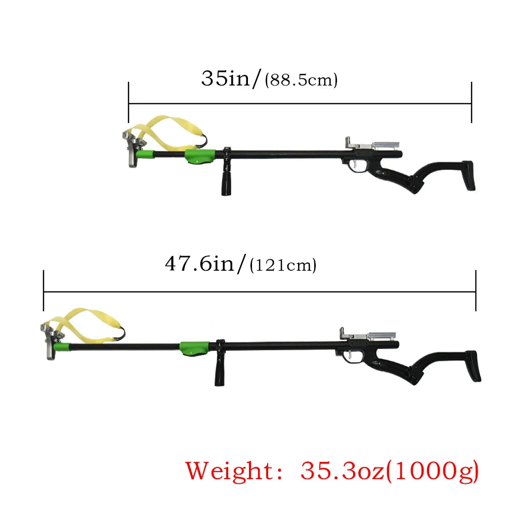 US Shipping | Outdoor Hunting Telescopic Slingshot – Large Size with Laser Sight, Adult Shooting Slingshot Kit, Metal Material