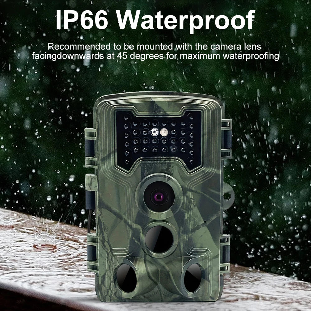Hunting Trail Camera 36MP 1080P Night Vision Wildlife Camera With Motion Activated Outdoor Trail Cam Trigger Wildlife Scouting