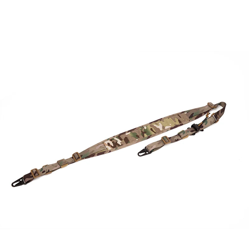 Tactical Rifle Sling Slingster Modular Strap Removable 2 Point / 1 Point 2.25" Padded Combat Shooting Hunting Accessories
