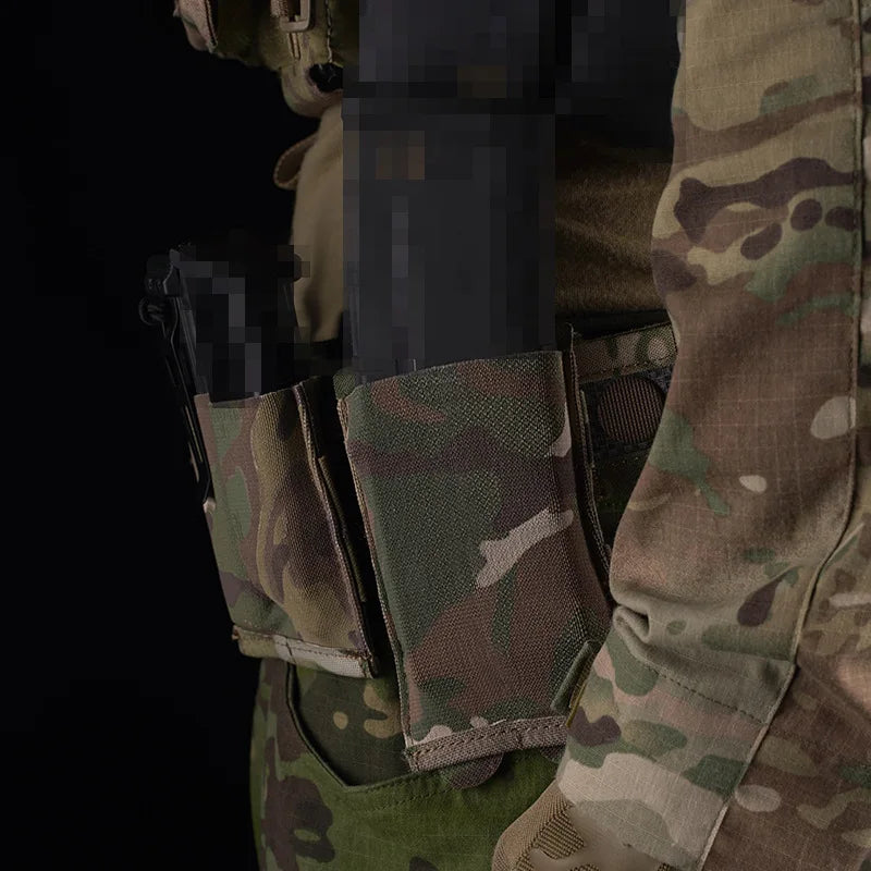 5.56/7.62 Magazine Pouch Tactical Molle Mag Pouch Single Double Triple Magazine Storage Bag Hunting Elastic Box for Airsoft Vest