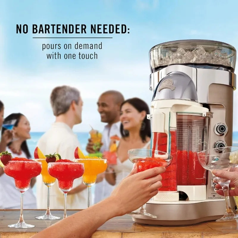 Frozen Concoction Maker Automatic Smoothie Blender with Self Dispensing Lever for Margaritas Daiquiris Pina Colada 60 oz