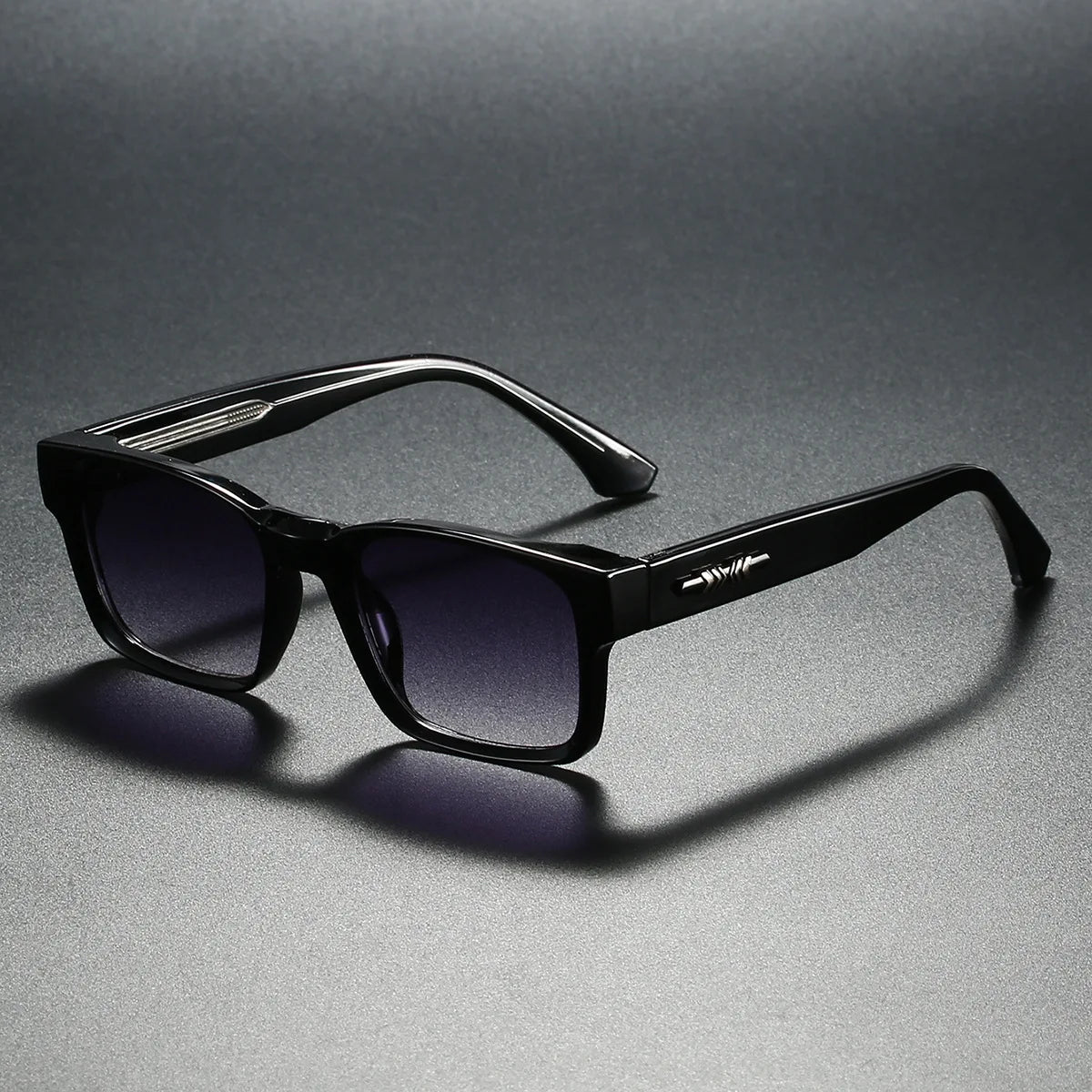 Quality Square Polarized Sunglasses Men Metal Core UV400 Unisex Sun Glasses Travel Hiking Beach Eyewear
