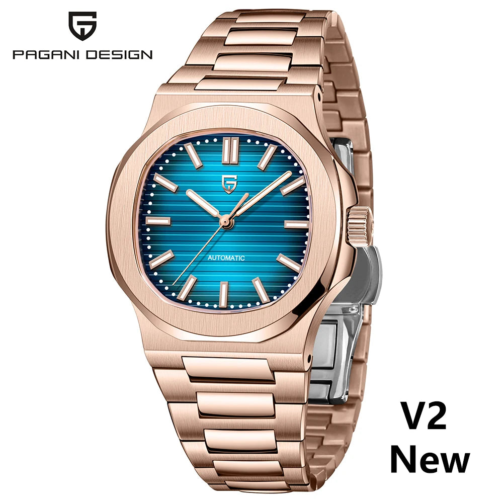 2025 New PAGANI DESIGN 40MM Men's Watches Luxury Automatic Watch For Men Mechanical WristWatch Stainless Steel Sapphire glass