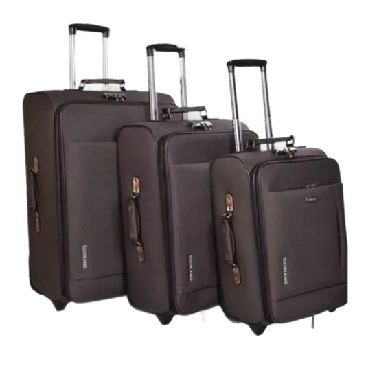Oxford Fabric Rolling Trolley Suitcase - Men & Women’s Travel Luggage with Wheels