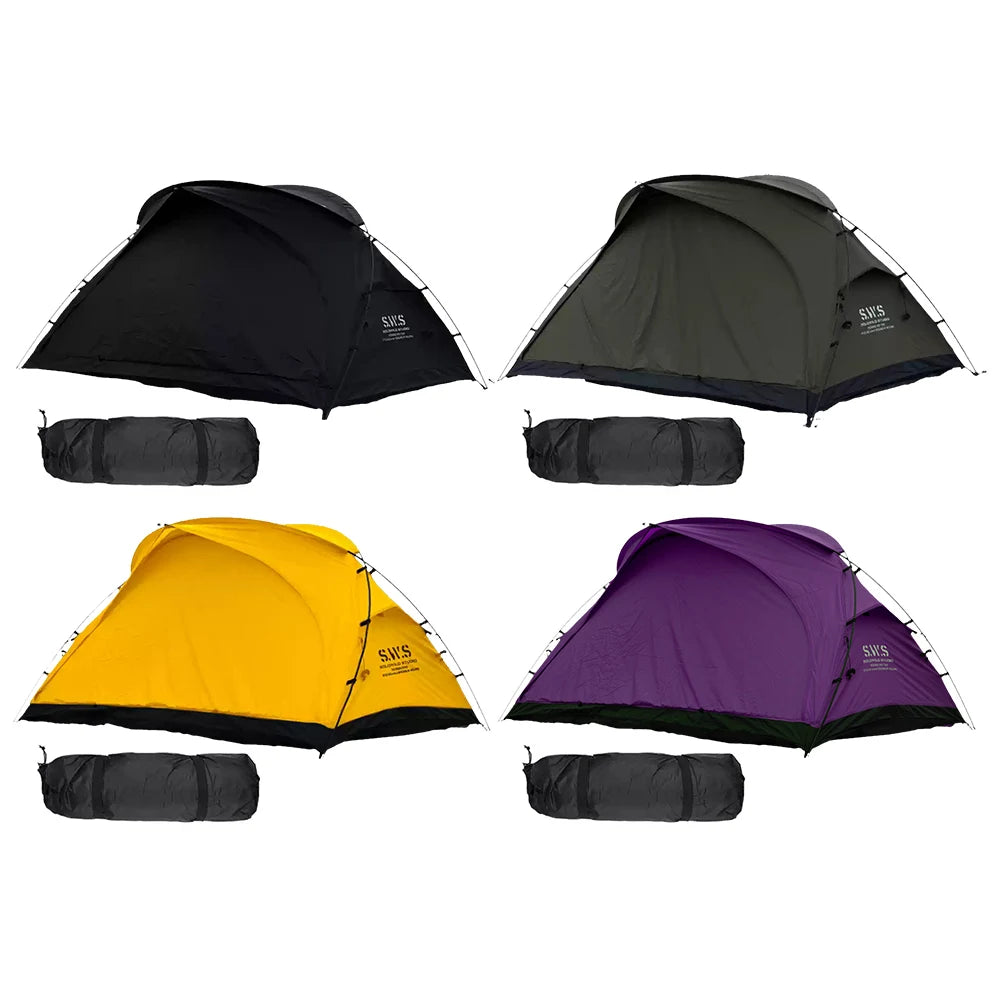 Single Layer Tent with Mosquito Net Portable Spacious Interior Double Tent Waterproof Camping Sleeping Tent for Backyard Picnic