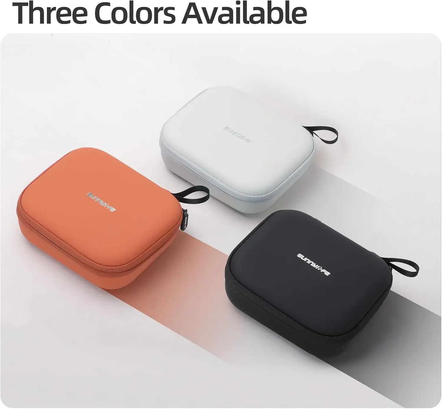 Carrying Case for DJI Osmo Nano, Portable PU Storage Travel Bag for Osmo Nano Accessories (Set Bag-Black)