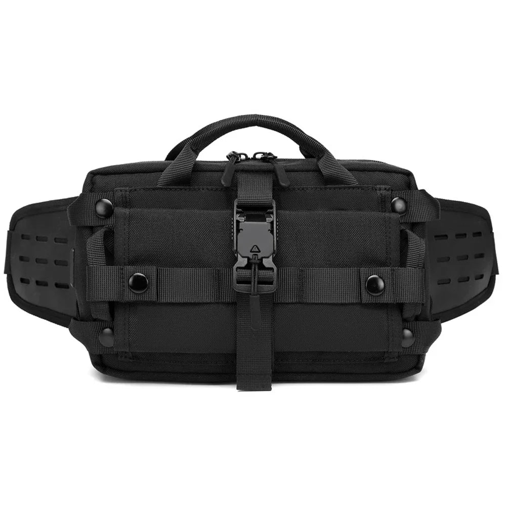 OZUKO Tactical  belt bag Waist Bag Sports Chest Pack Waterproof Shoulder Belt Bag EDC Crossbody Bags for Hunting Camping Hiking