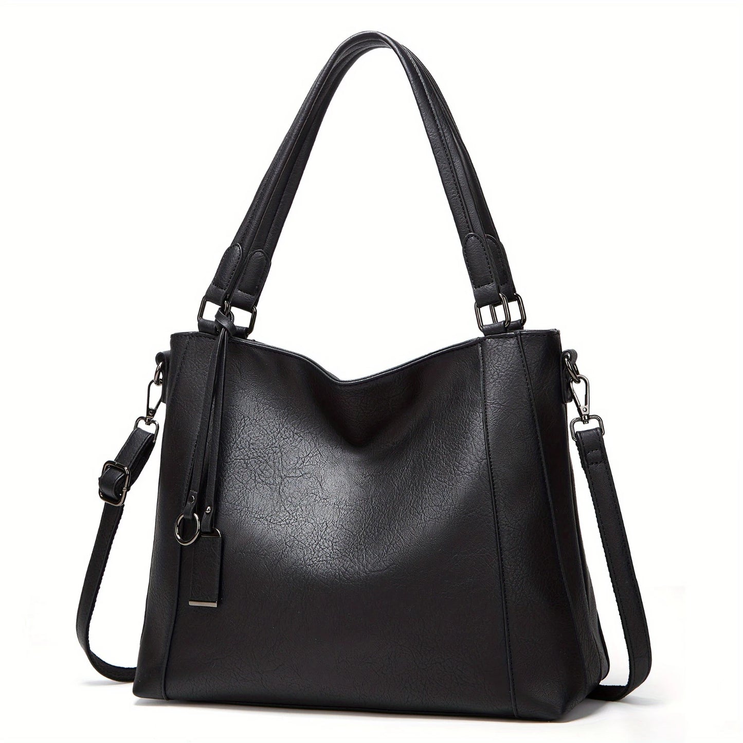 Women  Bag Soft PU Leather Retro Designer Large Capacity Multi-pocket Casual Ladies Shoulder Crossbody Bag Mother's Day Gift Adj