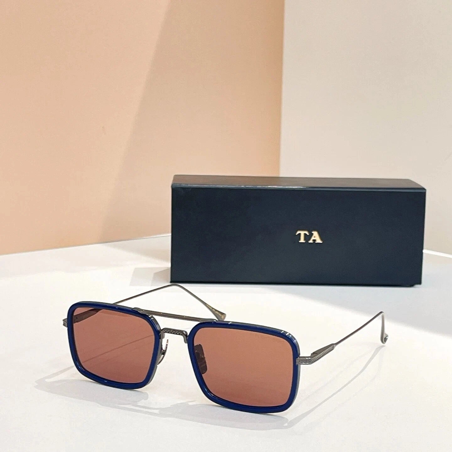 New For DIYTA DT DTS134 Luxury Designer UV400 Polarized Womens Sunglasses Popular Alloy Frame Square Men's Sun Glasses With Box