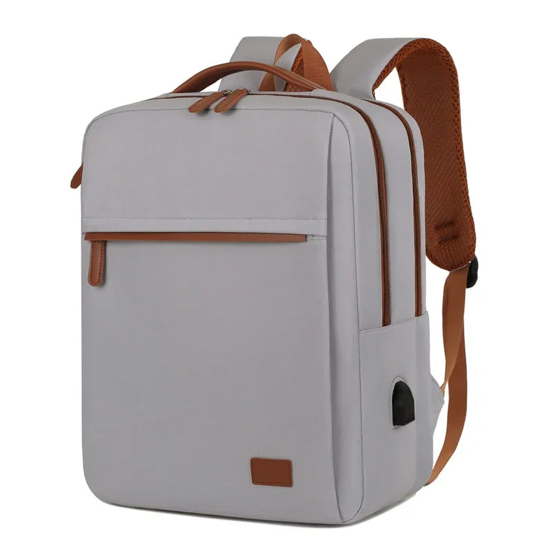 Women's Large Capacity Travel Backpack Business Laptop Bag with USB Charging Port School Backpack for Teacher Laptop Compartment