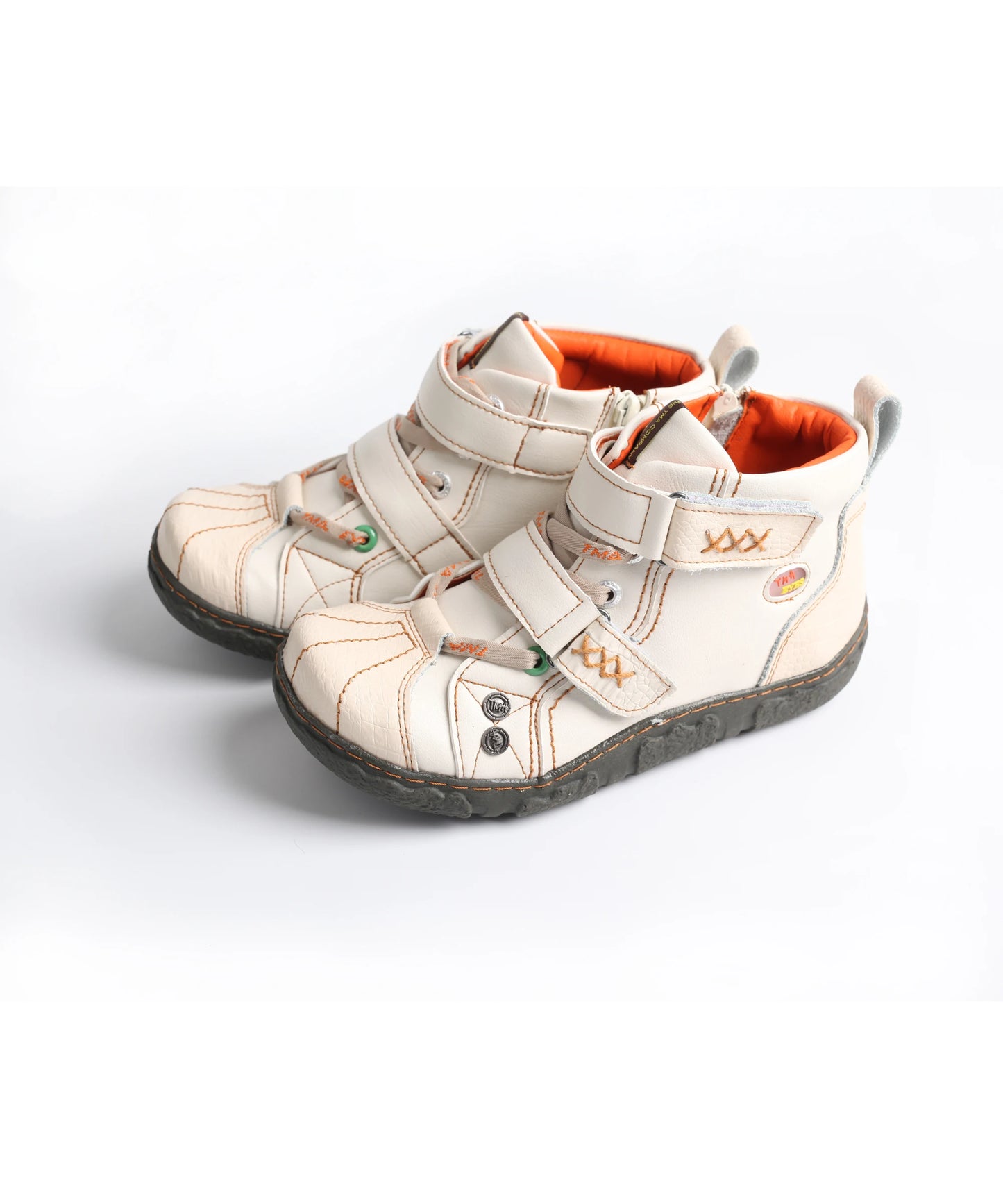 TMA EYES Women's Ankle Boots Spring Autumn Wash PU Leather Fashion Footwear for Ladies