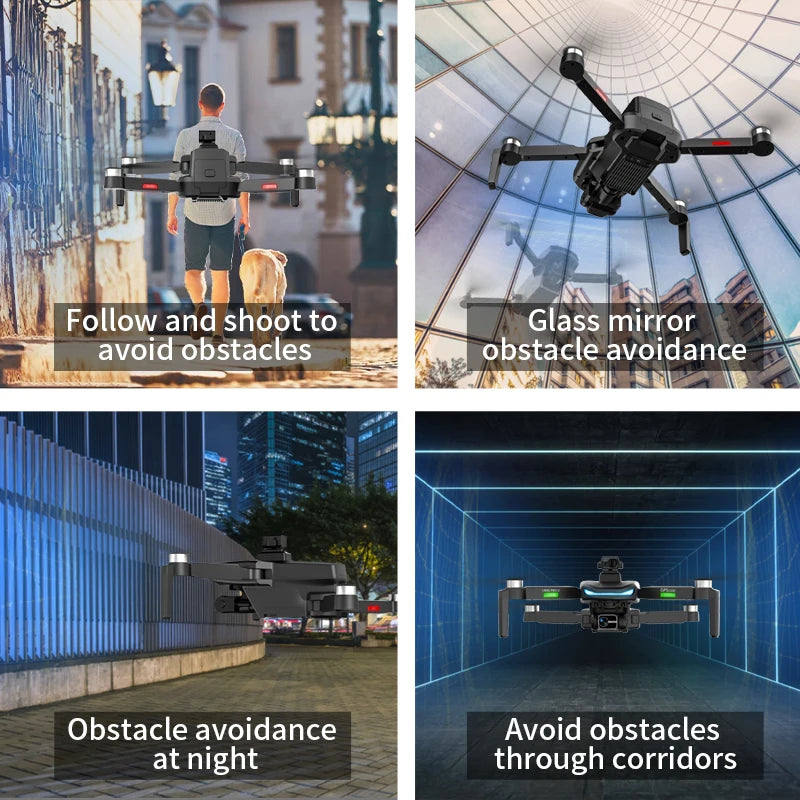 L800 PRO 2 MAX FPV Dual HD Camera Drones GPS 4K HD Dual camera 360° Laser obstacle avoidanceWith Brushless Motor RC Quadcopter