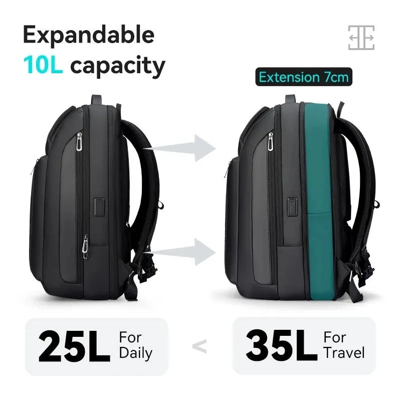 Mark Ryden Travel Backpack Men's Shoulder Laptop Bag Multifunctional Large Capacity Business Backpack with USB Charging Port