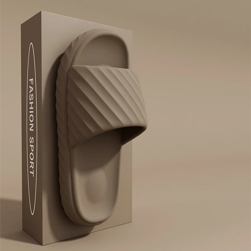 Men's Household Slippers Breathable Quick-drying Non-slip Soft Comfortable Men's and Women's Flat Sandals Casual All-match