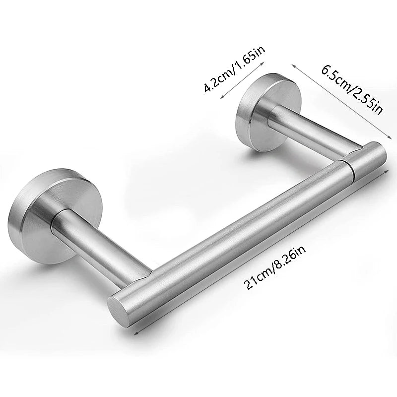 Stainless Steel Toilet Paper Holder Wall Mounted Toilet Paper Roll Holder Golden Bathroom Tissue Hanger Household Items Hardware