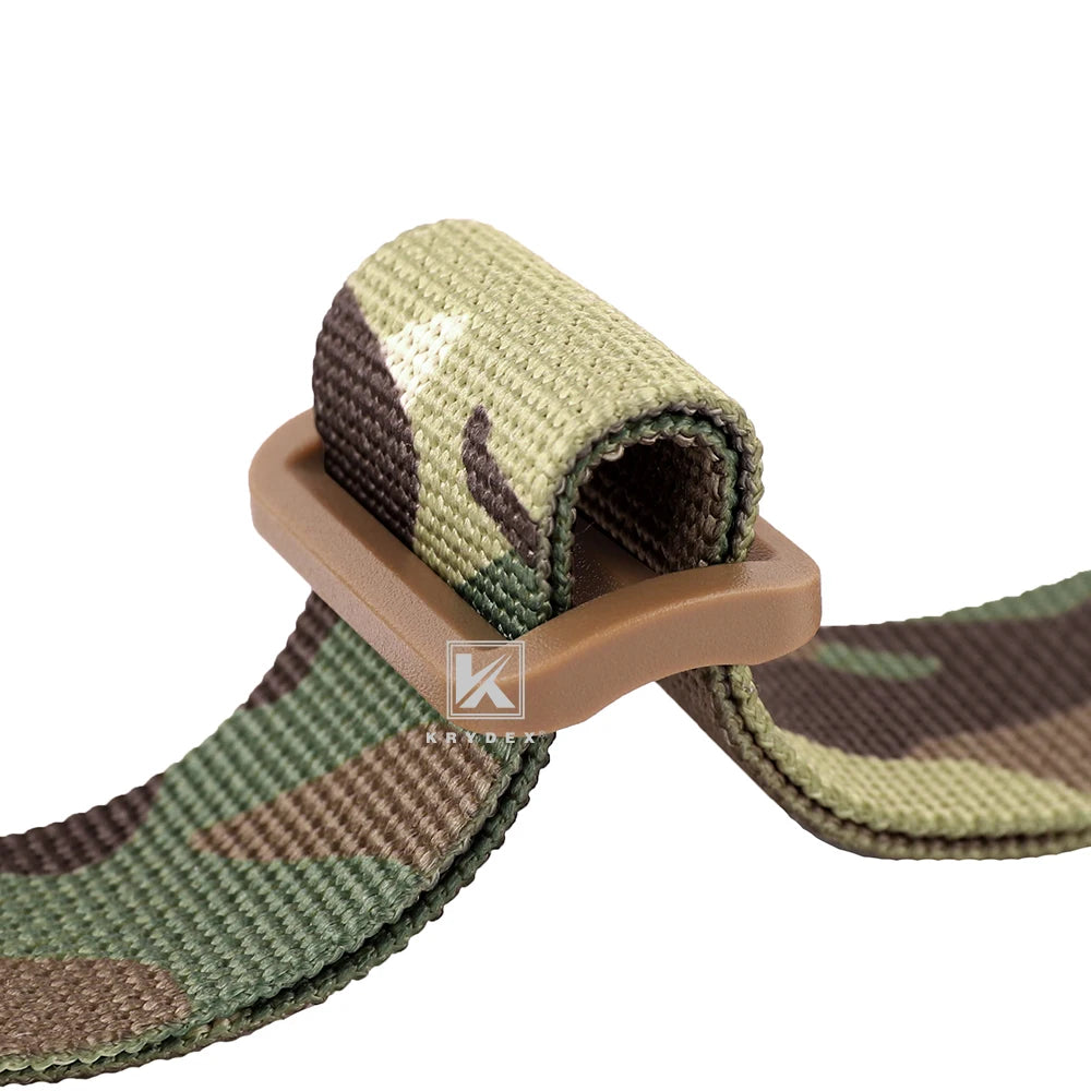 KRYDEX Tactical Rifle Single 1 Point Sling Padded Modular Sub Gun Shoulder Strap For Hunting Outdoor Slingster Accessories