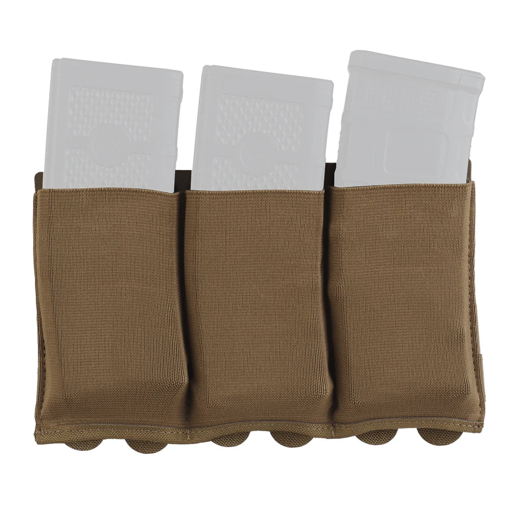 5.56/7.62 Magazine Pouch Tactical Molle Mag Pouch Single Double Triple Magazine Storage Bag Hunting Elastic Box for Airsoft Vest