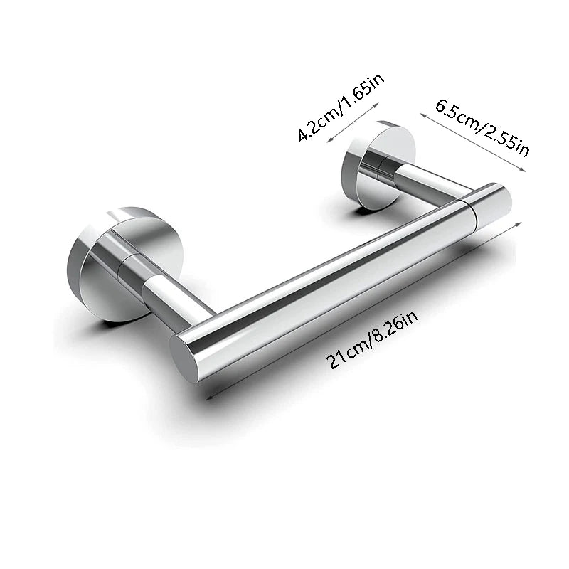 Stainless Steel Toilet Paper Holder Wall Mounted Toilet Paper Roll Holder Golden Bathroom Tissue Hanger Household Items Hardware