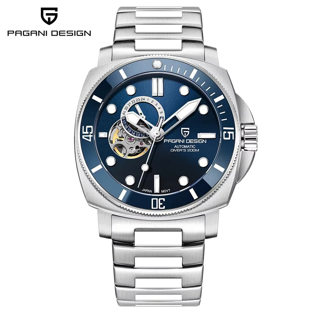 2024 New PAGANI DESIGN Men Mechanical Wristwatches Luxury Mens Watches Automatic Watch For Men Sapphire Mirror Waterproof Sports