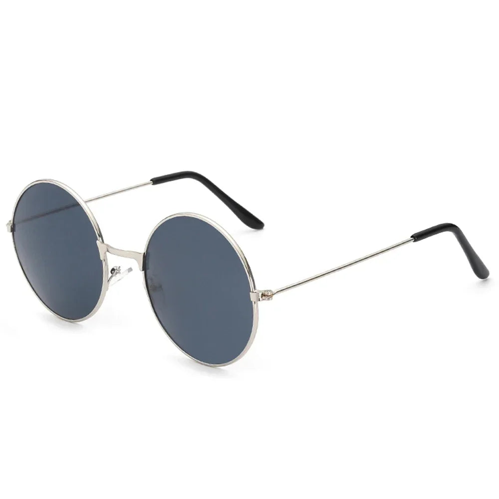 Women's Sunglasses Mens Round Ladies Fashion Mirror Glasses for Women Men Vintage UV400 Protection Sun Retro Eyewear EE09