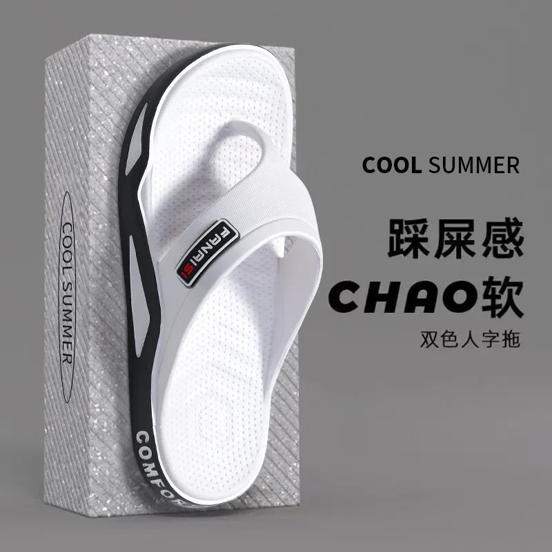 New 2026 Flip Flops For Man Flip-Flops Sports Beach Sandals Men Casual Fashion & Trend Comfortable Shoes House Home Outdoor