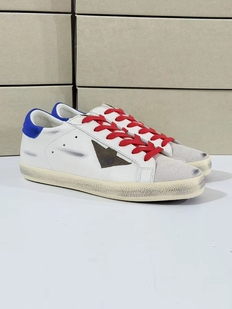 Spring Summer Fashion Party Casual Low-top Shiny Shoelaces Shoes Women's Sequins Round Toe Patchwork Flat Bottom Sports Shoes