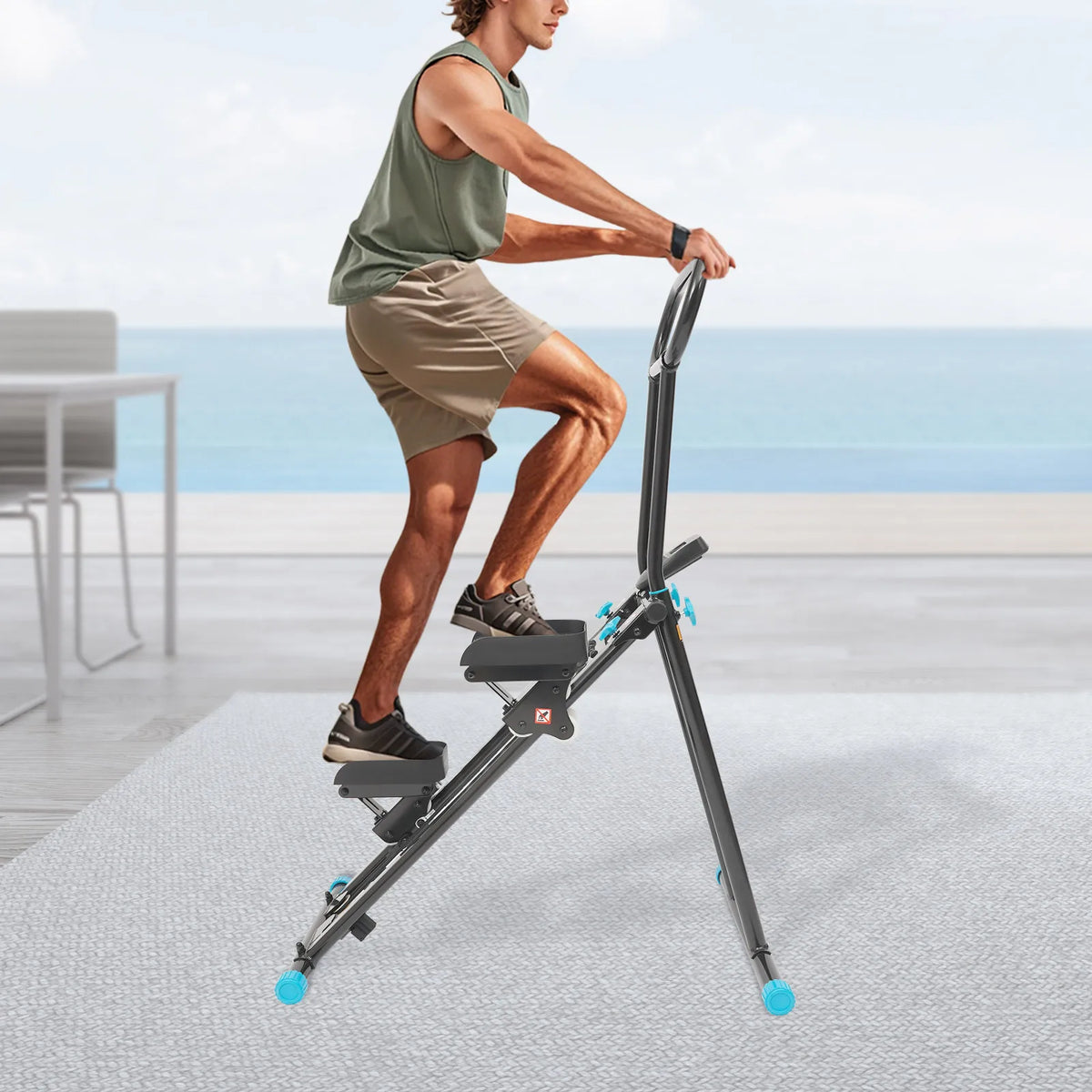 Stair Stepper for Home Gym Folding Vertical Climber Vertical Climber Machine Step Fitness Machines