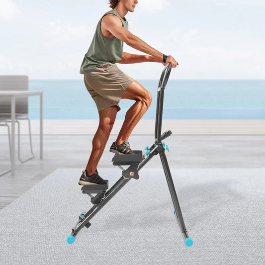 Stair Stepper for Home Gym Folding Vertical Climber Vertical Climber Machine Step Fitness Machines