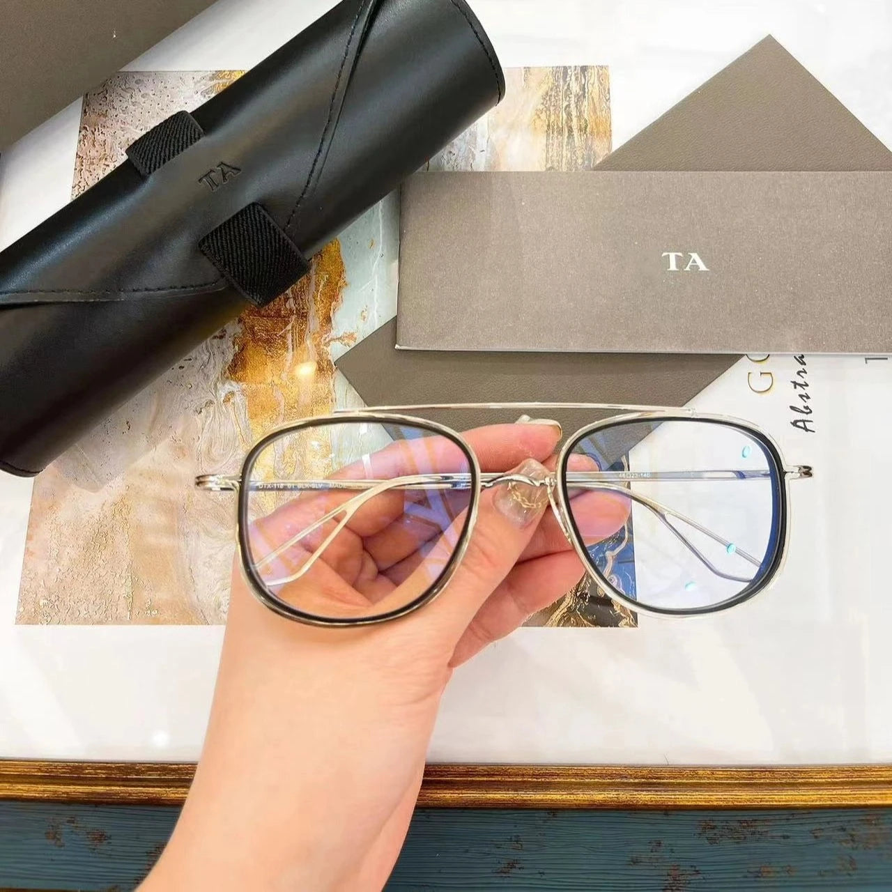 Authentic For DIYTA DT DTX-118 Fashion Dark Green Lenses Men Women Sun Glasses Luxury Alloy Frame Male Couple Eyewear With Box