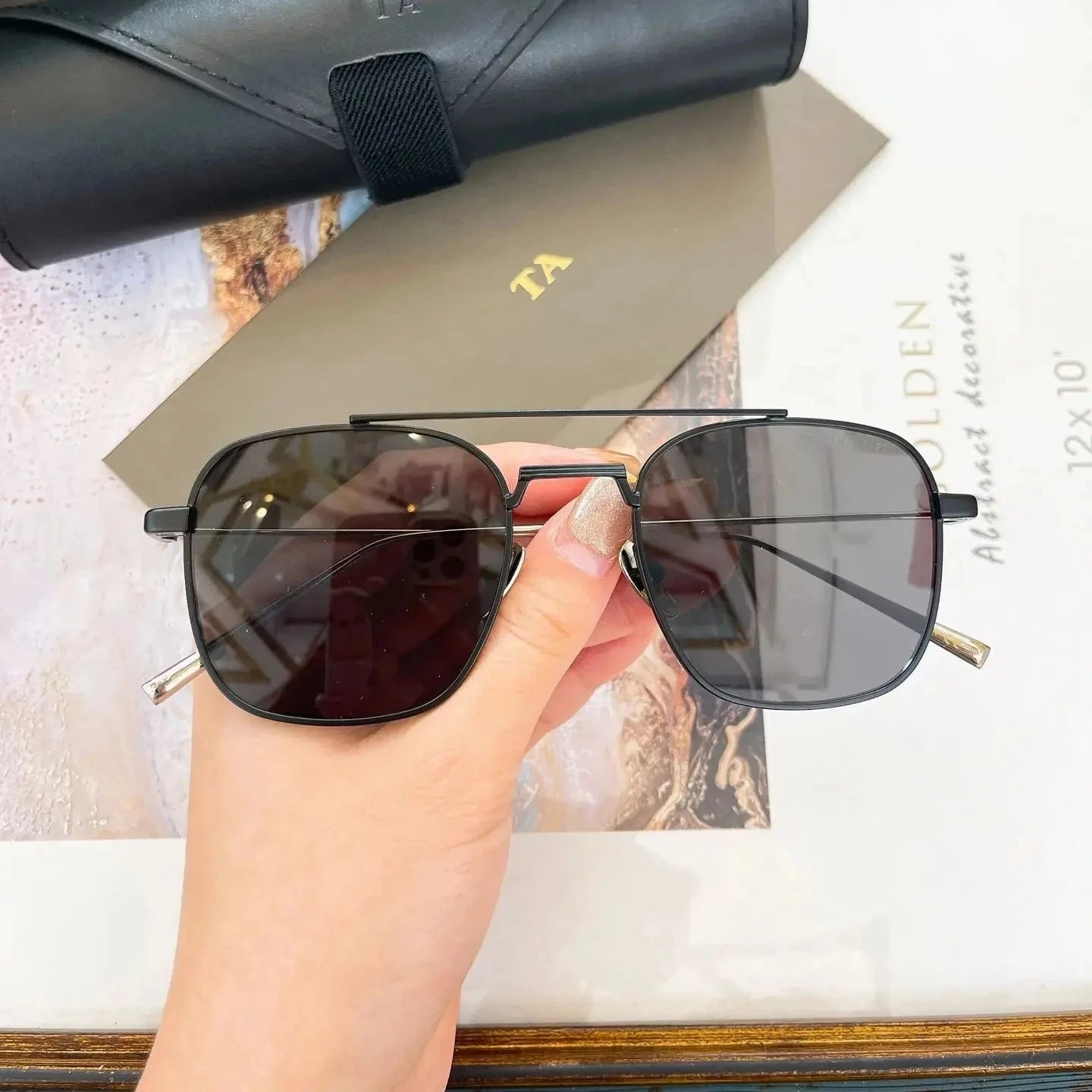 Original Factory For DIYTA DT DTS163 With Brand Box Luxury Design Polarized Gradient Driving Anti-Glare Men Women Sunglasses