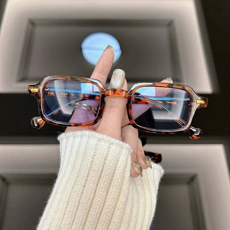 Square Sunglasses Women Men Fashion Sun Glasses Female Male Vintage Frame Personality Mirror Driving Retro Oculos De Sol