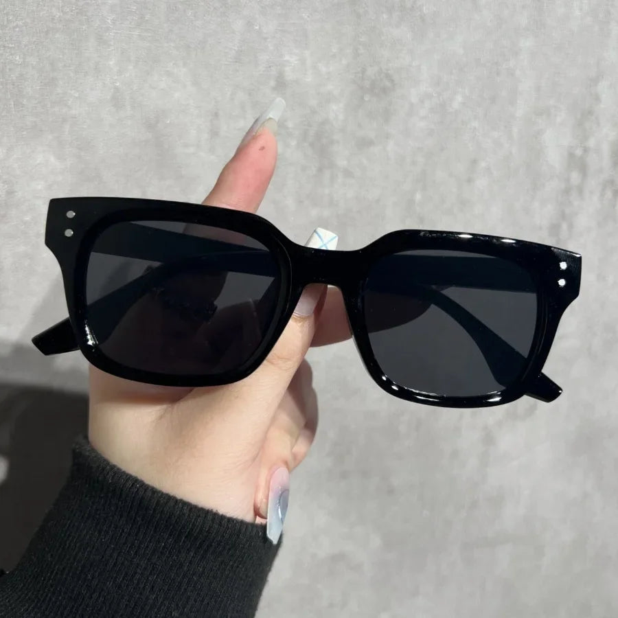 1Pc Men's Fashion Glasses New High-End Trendy Square Frame Personality Versatile Hip-Hop Cool Christmas Gift Daily Party Gatheri