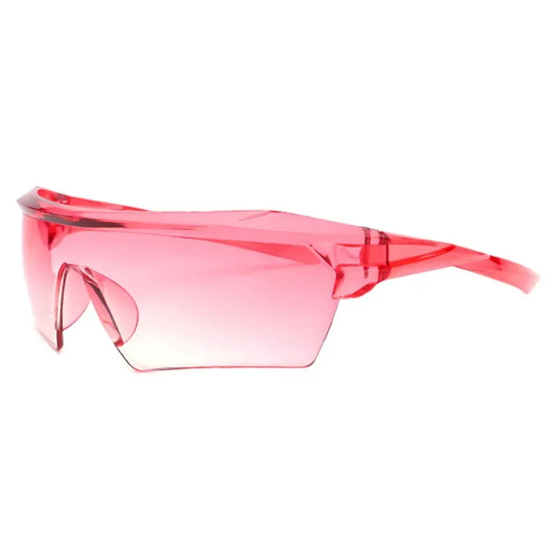 Sunglasses for Men New Semi Frame Integrated Sunglasses with Large Frame Glasses Luxury Sunglasses Women Gafas De Sol Mujer