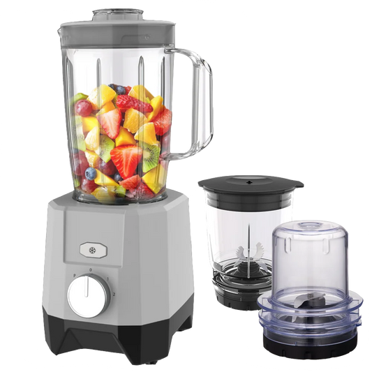 A Hot sale Wholesale Blender 3 in 1 Food Processor Blender and Juicer Machine 2L Plastic Jar Blender for Kitchen