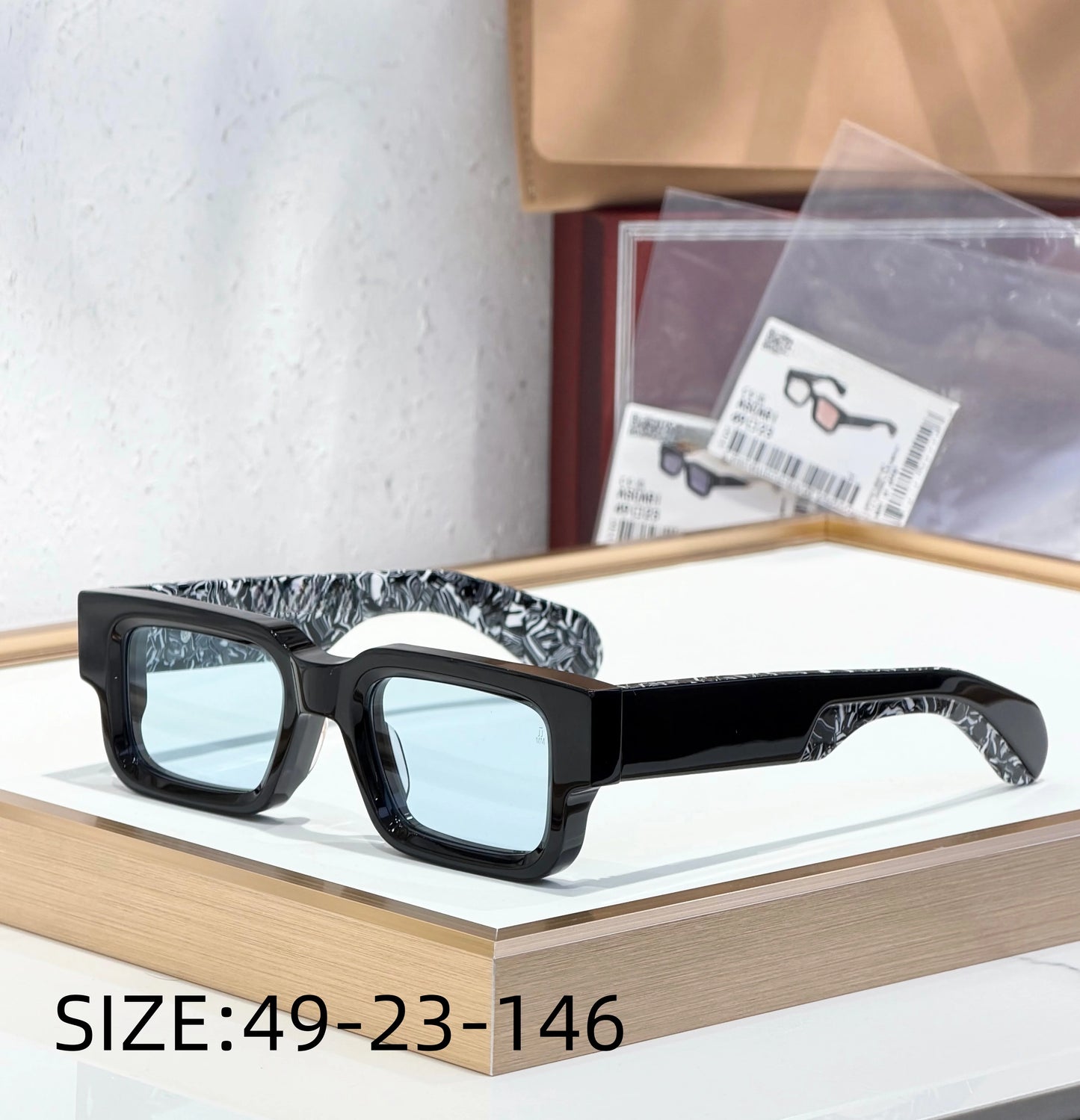 JMM ASCARI Classic Bestseller 10mm Thick Acetate Luxury Brand Handmade High Quality Sunglasses UV400 Outdoor Eyewear for Men and