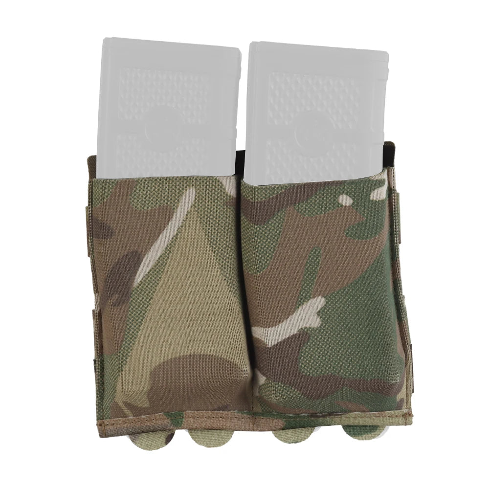 5.56/7.62 Magazine Pouch Tactical Molle Mag Pouch Single Double Triple Magazine Storage Bag Hunting Elastic Box for Airsoft Vest
