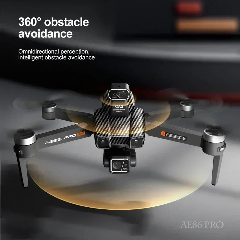AE86 PRO MAX GPS Drone 5G FPV WiFi 3-Axis Gimbal Professional 4K HD ESC Camera Flight 28 Minute Brushless RC Quadcopter Toy