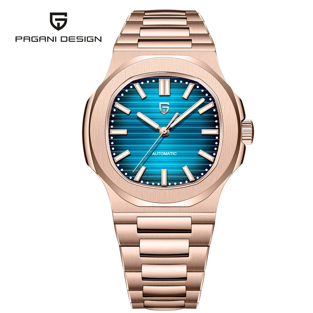PAGANI DESIGN Top Luxury Automatic Watch For Men Mechanical Watches Men Sports Waterproof Sapphire Stainless Steel Reloj Hombre