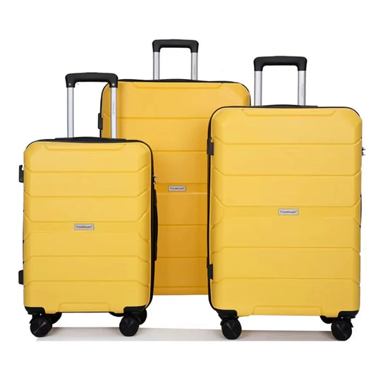 3pcs 20/24/28" Hardshell Luggage Set with Spinner Wheels TSA Lock Durable Travel Suitcase Rolling Luggage Travel Trolley Case