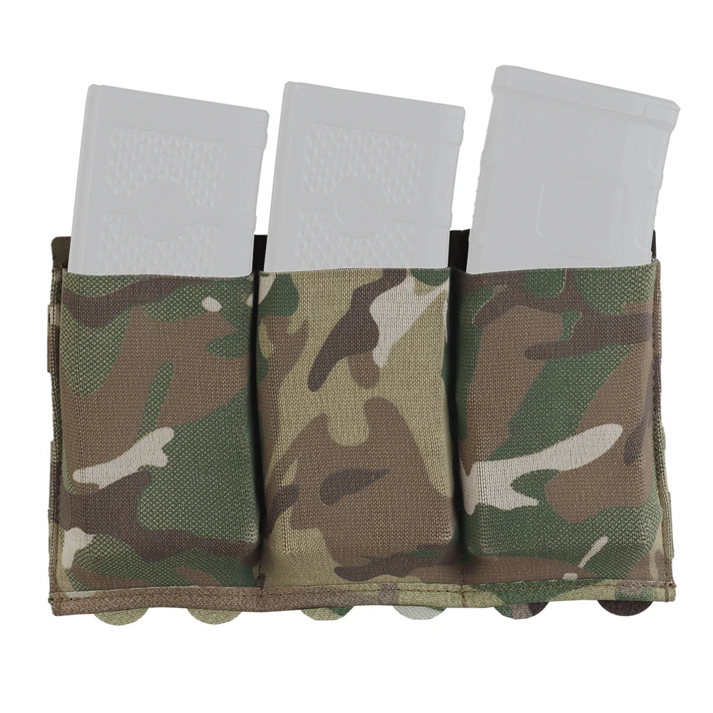 5.56/7.62 Magazine Pouch Tactical Molle Mag Pouch Single Double Triple Magazine Storage Bag Hunting Elastic Box for Airsoft Vest