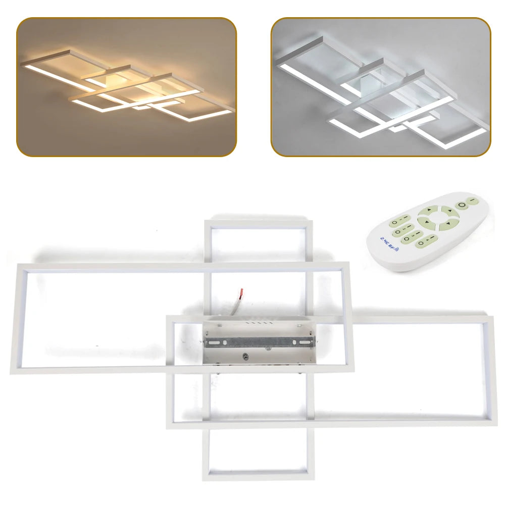 Versatile Ceiling Lights, Remote-Controlled, Adjustable Brightness and Color,malist Design