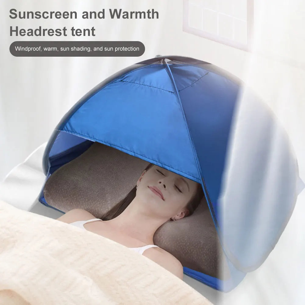 Beach Headrest Sunshade Tent Automatic Opened Portable Sun Shelter Outdoor Camping Sunshade Tent for Camping Hiking Picnic